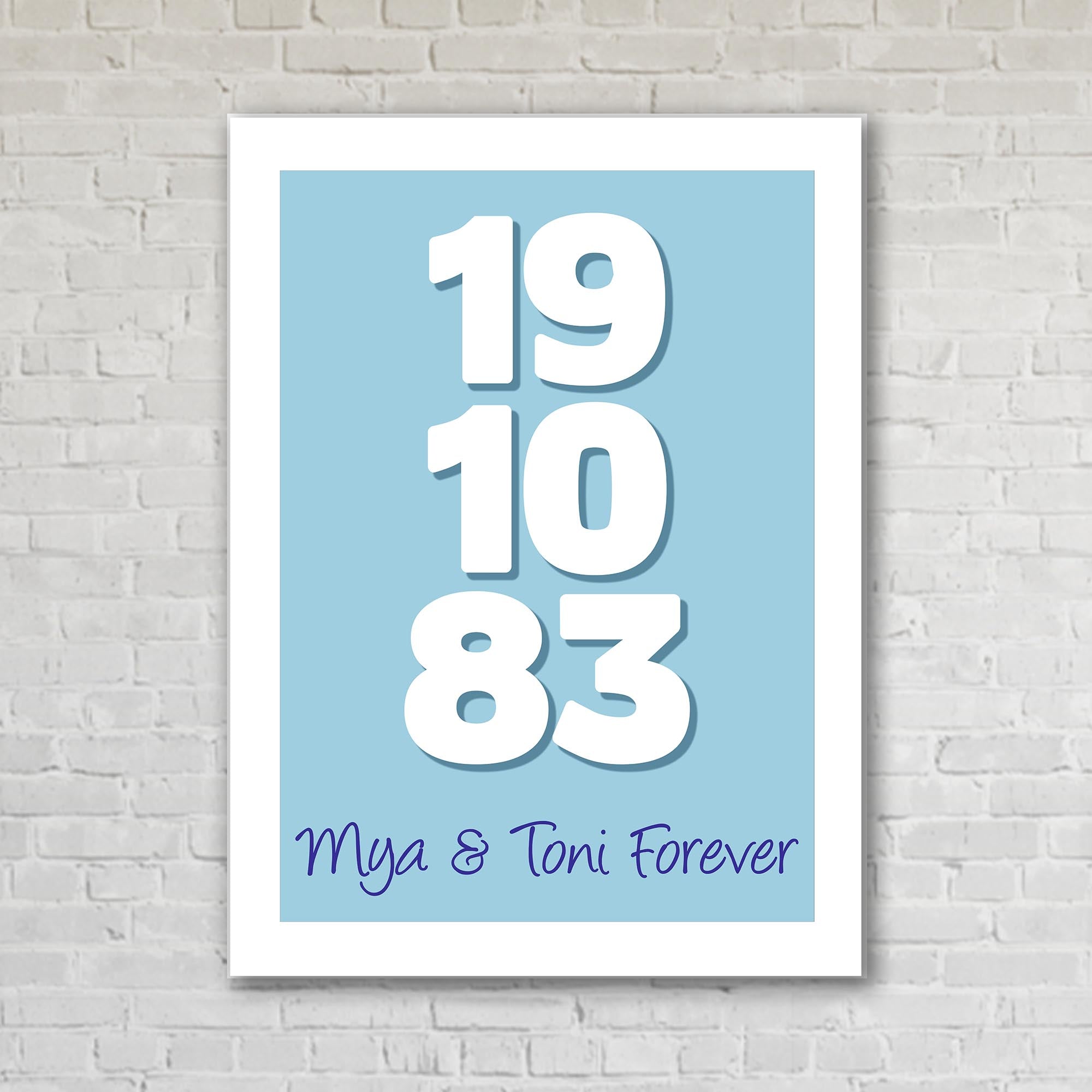 The Big Date Custom Artwork