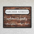 Street or Town Sign Custom Artwork