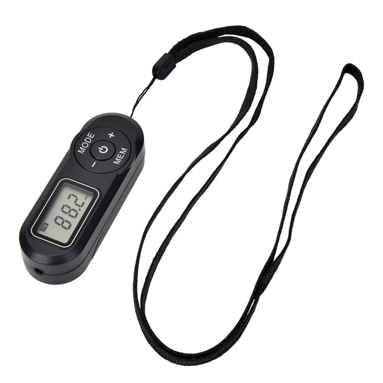 HRD-727 Portable LCD Display DSP FM Radio with Headset (Black)