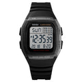 SKMEI 1278 Fashionable Outdoor 50m Waterproof Digital Watch Student Sports Wrist Watch Support 5 Group Alarm Clocks (Titanium), SKMEI 1278