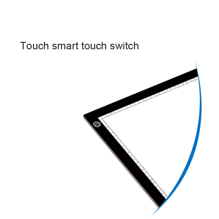 A3 8W 5V LED USB Three Level of Brightness Dimmable  Acrylic Scale Copy Boards Anime Sketch Drawing Sketchpad with USB Cable, Three Level of Brightness Dimmable with USB Cable & Power Adapter
