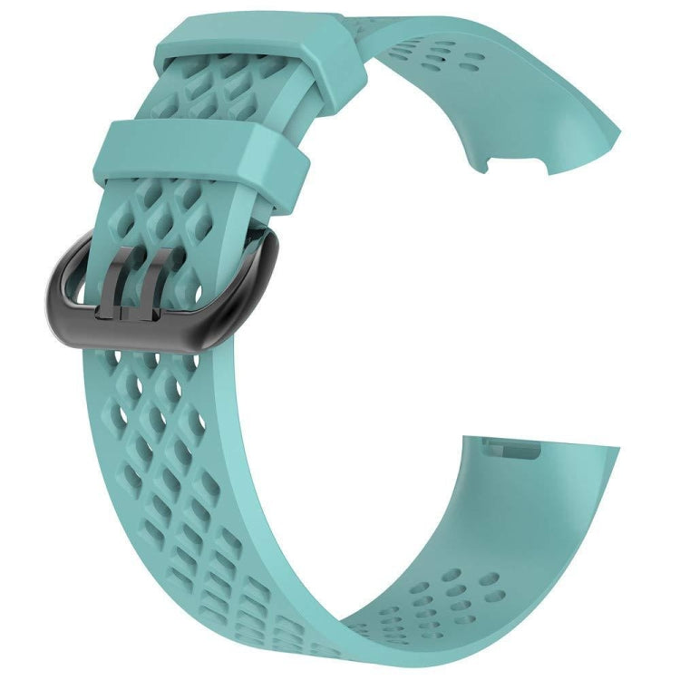 Square Hole Adjustable Sport Watch Band for FITBIT Charge 3