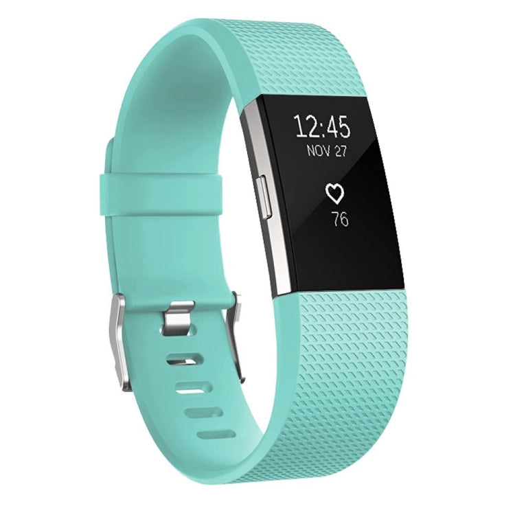 Square Pattern Adjustable Sport Watch Band for FITBIT Charge 2, Size: S, 10.5x8.5cm, S, Purple, S, Cyan, S, Pink, S, Red, S, Green, S, Rose Red, S, Grey, S, Blue, S, White, S, Aurora Blue, S, Black, S, Light Pink, S, Mint Green, Coral Red, S, Navy Blue...