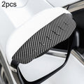 Car Rear View Mirror Rain Eyebrow Cover Catering Mirror PVC Carbon Fiber Pattern Rain Shield, DM-119