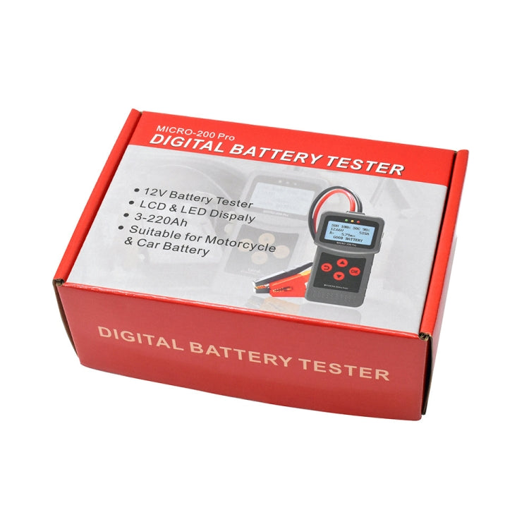 MICRO-200 PRO Car Battery Tester Battery Internal Resistance Life Analyzer, Western European Version, MICRO-200 PRO, Western European