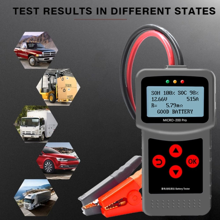 MICRO-200 PRO Car Battery Tester Battery Internal Resistance Life Analyzer, Western European Version, MICRO-200 PRO, Western European