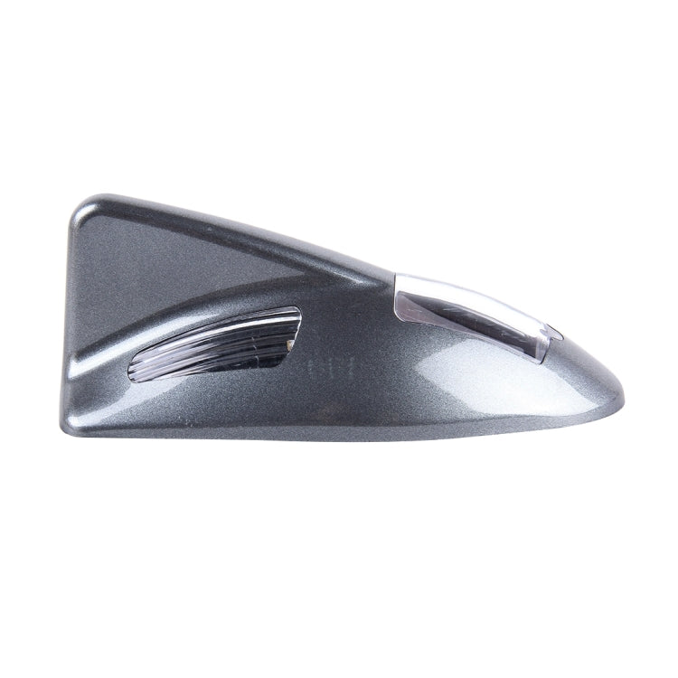 Solar Colorful Light Anti Collision Shark Fin Car Taillight LED Flash Warning Light Caution Light