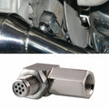 90 Degree Car Oxygen Sensor Spacer Engine Light CEL Check Bung Mini Catalytic Converter M18 x 1.5, 90 Degree