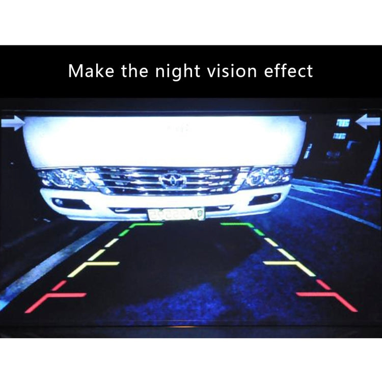 720×540 Effective Pixel PAL 50HZ / NTSC 60HZ CMOS II Universal Waterproof Car Rear View Backup Camera Aluminum Alloy Cover, DC 12V, Wire Length: 4m