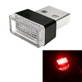 Universal PC Car USB LED Atmosphere Lights Emergency Lighting Decorative Lamp, Red Light, Yellow Light, Ice Blue, Blue Light, Pink Light, Green Light