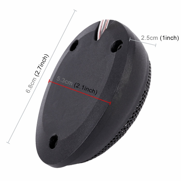 2 PCS TW-106 1000W 98dB Car Dome Tweeter Audio Loudspeaker Treble Speaker