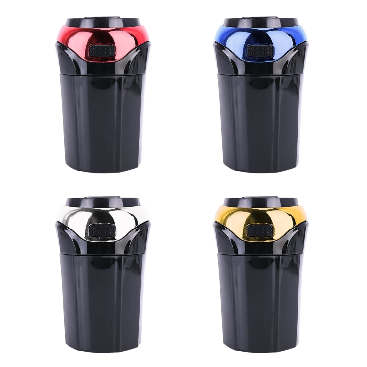 2 in 1 Universal Car Detachable Electronic Cigarette Lighter + Trash Rubbish Bin Ashtray(Gold)