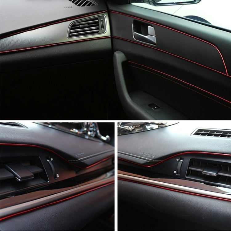 5m Flexible Trim For DIY Automobile Car Interior Moulding Trim Decorative Line Strip with Film Scraper