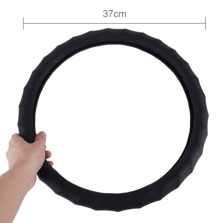 Distorted Lines Texture Universal Rubber Car Steering Wheel Cover Sets Four Seasons General