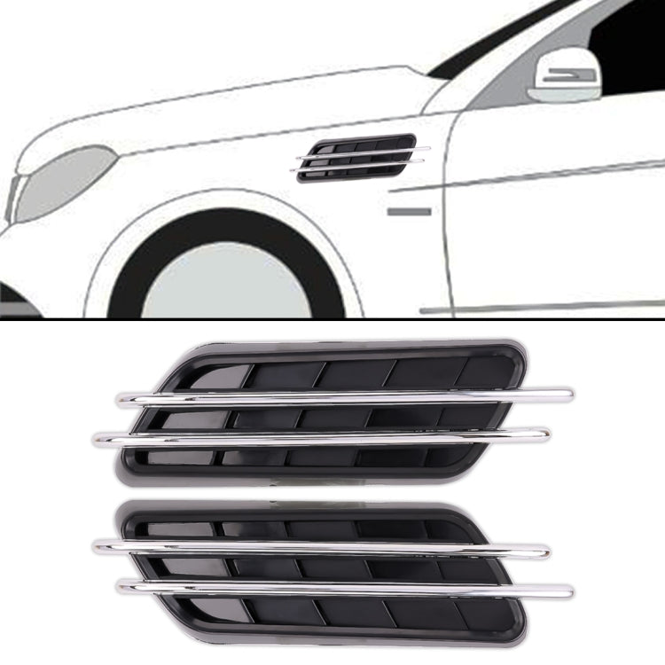 2 PCS Car-Styling Random Decorative Sticker, 6 in 1