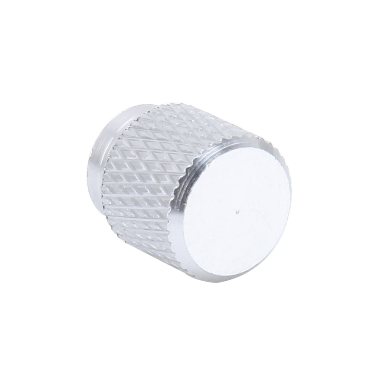 3R 3R-2115 4 PCS Universal Air Filter Shape Car Motor Bicycle Tire Valve Caps(Silver)