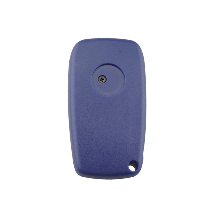 For FIAT Car Keys Replacement 3 Buttons Car Key Case with Side Battery Holder, Blue, Black