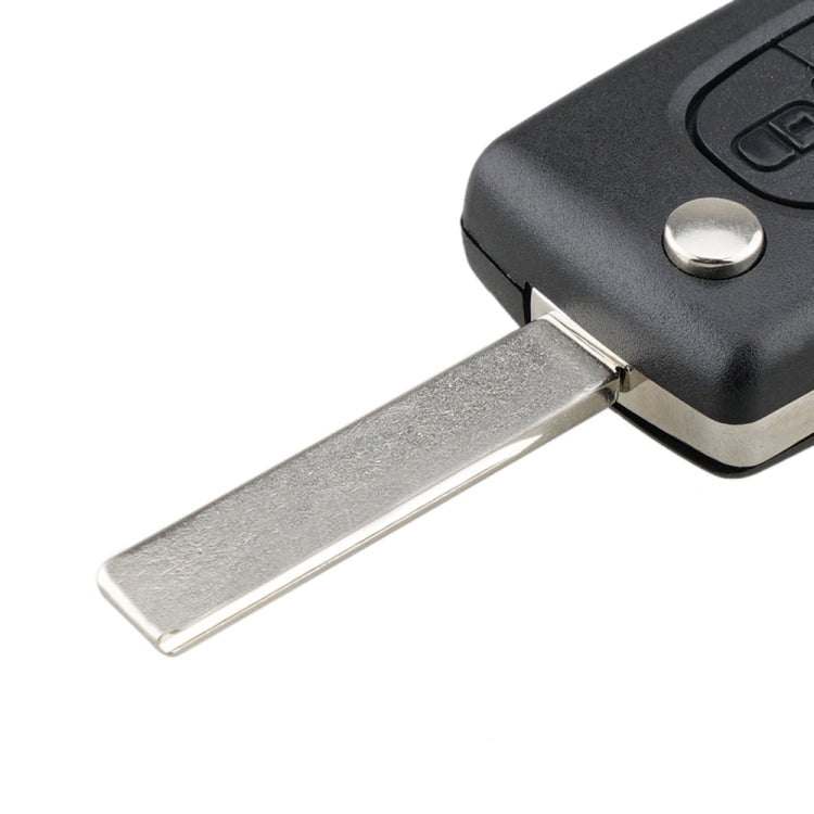 For PEUGEOT Car Keys Replacement 3 Buttons Car Key Case with Grooved, without Holder, For PEUGEOT