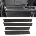 4 PCS Car Carbon Fiber Door Panel Decorative Sticker for Volkswagen Touareg, Door Panel