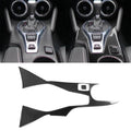 2 in 1 Car Carbon Fiber Central Control Gear Outer Frame Decorative Sticker for Chevrolet Camaro 2017-2019, Central Control Gear Outer Frame