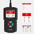 YA201 Car Mini Code Reader OBD2 Fault Detector Diagnostic Tool, YA201