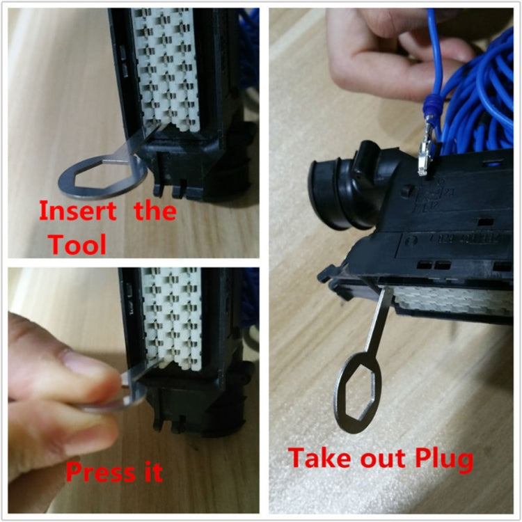 29 in 1 Car Plug Circuit Board Wire Harness Terminal Extraction Pick Connector Crimp Pin Back Needle Remove Tool, 29 in 1