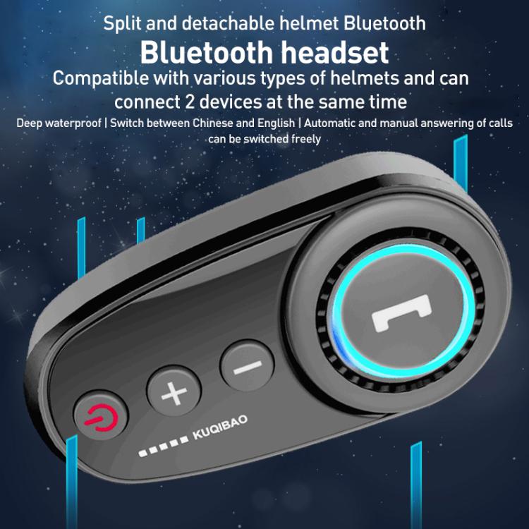 K10 Motorcycle Bluetooth Helmet Headset, Black Hard Pole Microphone, Carbon Fiber Hard Pole Microphone, Carbon Fiber Hidden Microphone, Black Hard Pole Microphone, Black Hidden Microphone, White Hidden Microphone, White Hard Pole Microphone