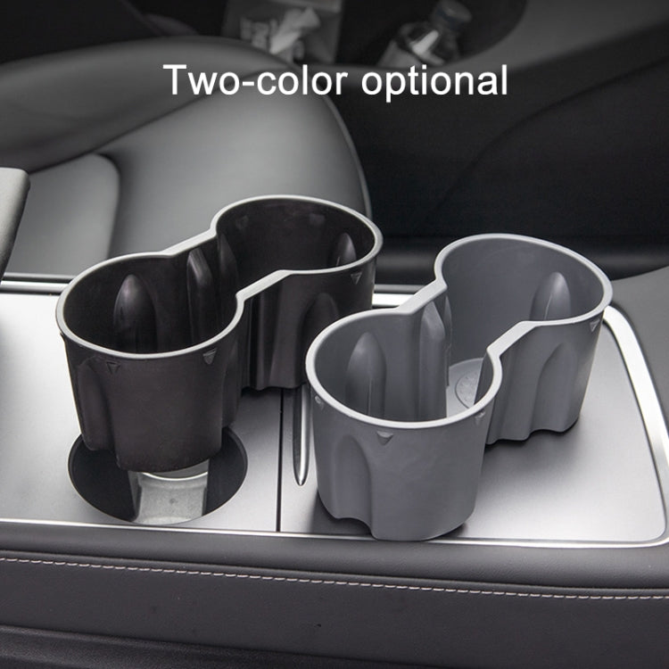 SHUNWEI SD-1054 Car Water Cup Holder for Tesla Model 3 / Y 2021-2022, SD-1054 (Grey), SD-1054 (Black)