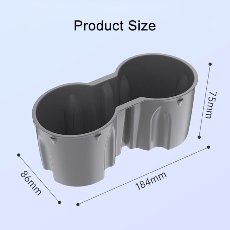 SHUNWEI SD-1054 Car Water Cup Holder for Tesla Model 3 / Y 2021-2022, SD-1054 (Grey), SD-1054 (Black)