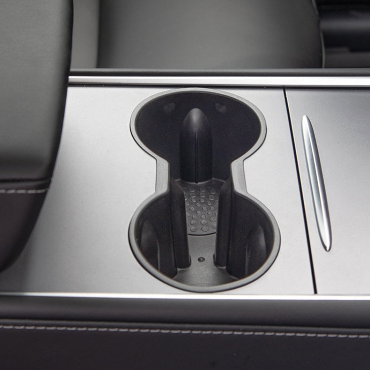 SHUNWEI SD-1054 Car Water Cup Holder for Tesla Model 3 / Y 2021-2022, SD-1054 (Grey), SD-1054 (Black)
