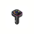 Versatile Wireless FM Car Adapter with Dual USB & PD Fast Charging (VD-FM009)