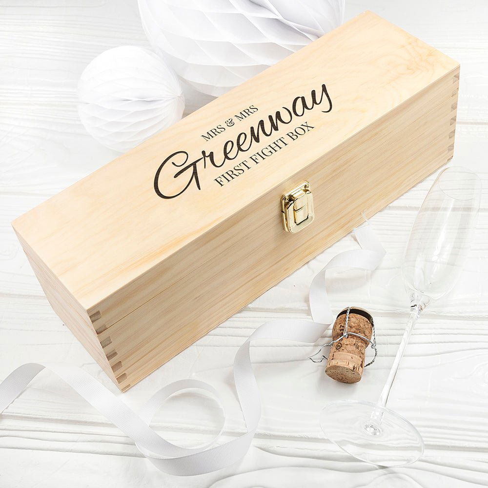 Personalised Classic Couples First Fight Box