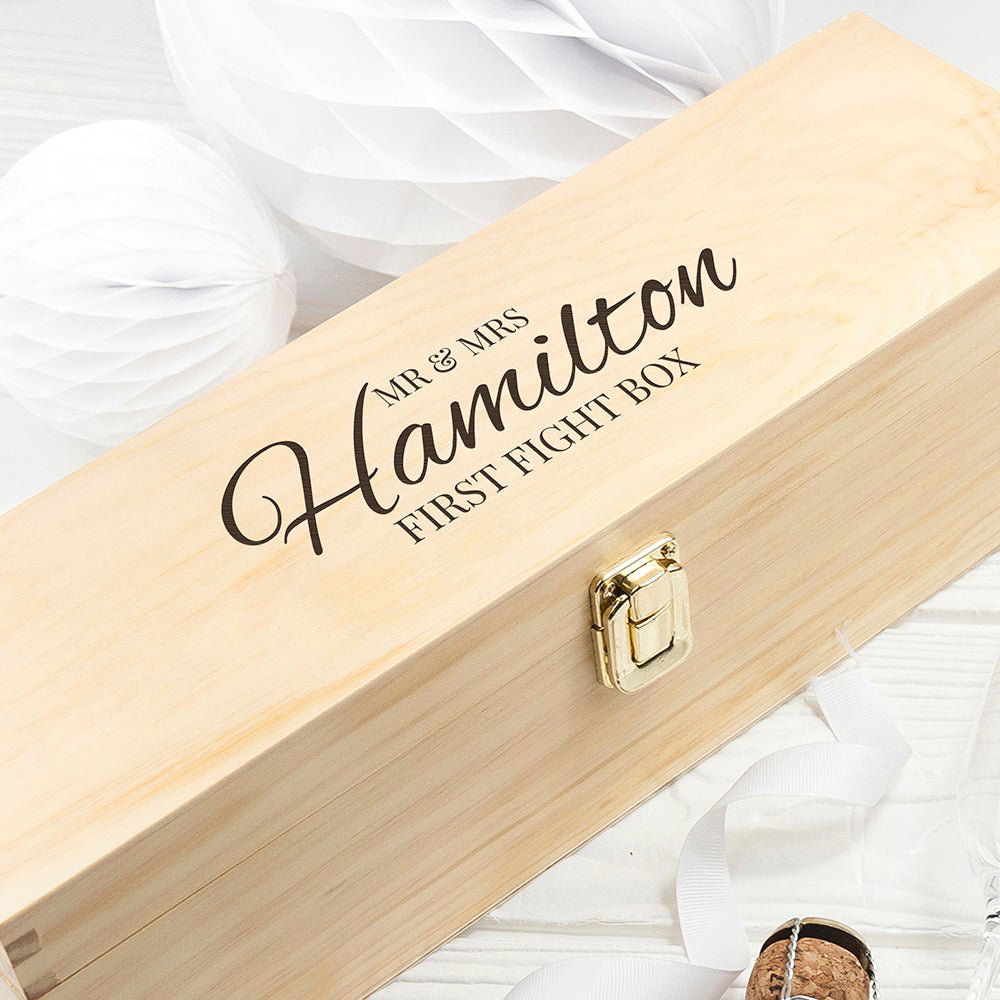Personalised Classic Couples First Fight Box