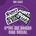 Big Sals Comedic Car Decals – Rude, Funny & Bold Vinyl Stickers