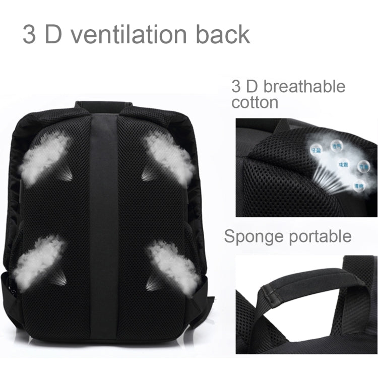 INDEPMAN DL-B013 Portable Waterproof Scratch-proof Outdoor Sports Backpack Camera Bag Phone Tablet Bag for GoPro, SJCAM, Nikon, Canon, Xiaomi Xiaoyi YI, iPad, Apple, Samsung, Huawei, Size: 26.5 * 12.5 * 33 cm