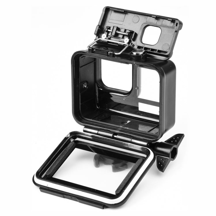 50m Waterproof Housing Protective Case with Buckle Basic Mount & Screw for GoPro HERO10 Black / HERO9 Black, 50m Waterproof Case