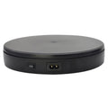 22cm Electric Rotating Turntable Display Stand Live Video Shooting Props Turntable Jewelry Shoes Display Platform, EU Plug, 22cm