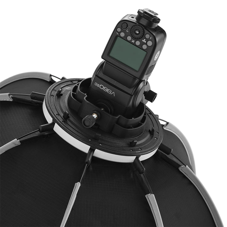 TRIOPO KS55 55cm Speedlite Flash Octagon Parabolic Softbox Diffuser with Bracket Mount Handle, KS55