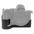 1/4 inch Thread PU Leather Camera Half Case Base for Nikon Z50, For Nikon Z50