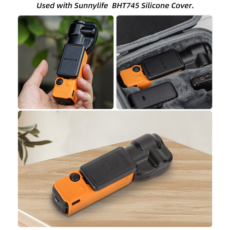 For DJI OSMO Pocket 3 Sunnylife Integrated Gimbal Cover Camera Protector (Black)