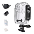 For DJI Osmo 360 50m Depth Waterproof Housing Case with Lens Silicone Cap, For DJI Osmo 360