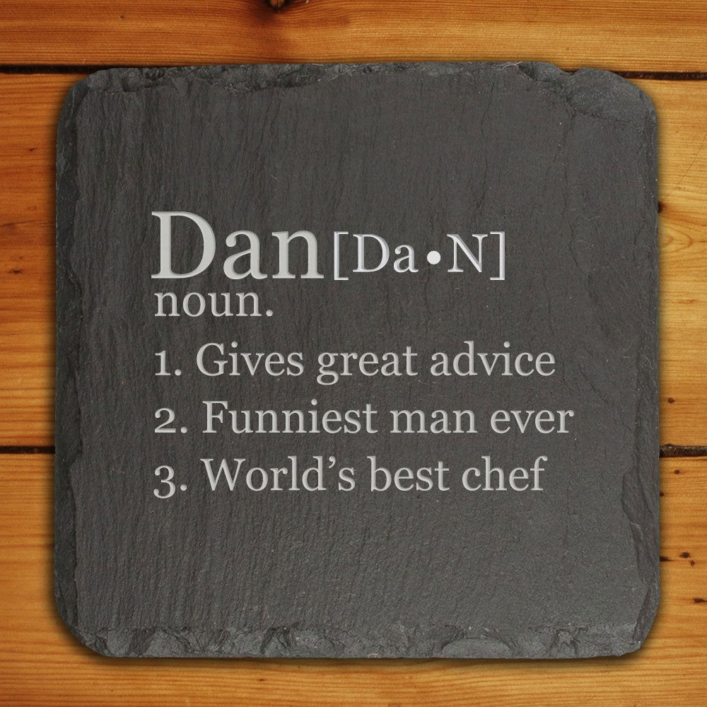 Definition Of... Square Slate Keepsake