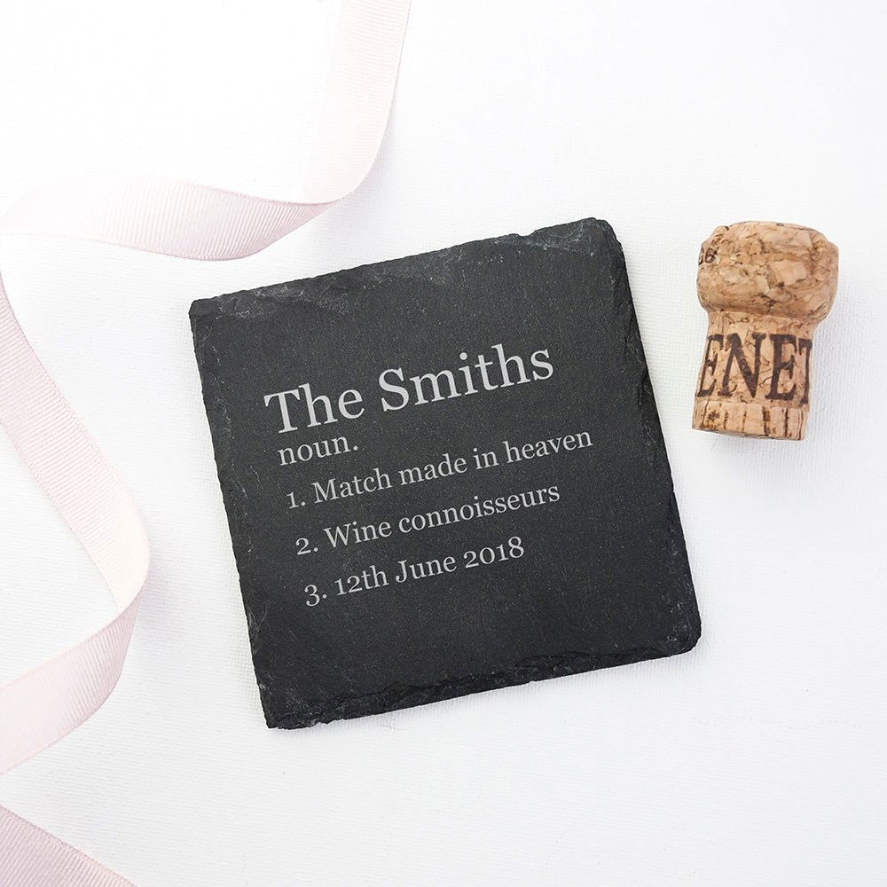 Definition Of... Square Slate Keepsake