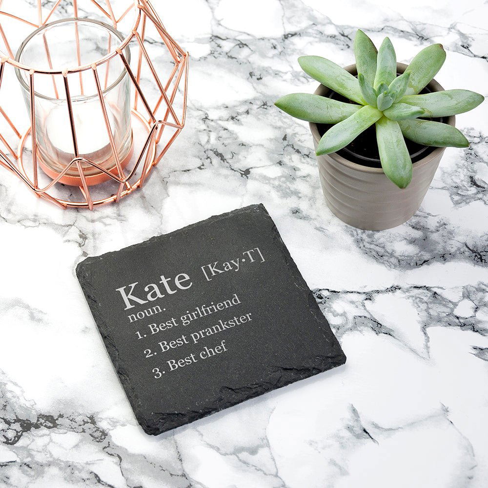 Definition Of... Square Slate Keepsake