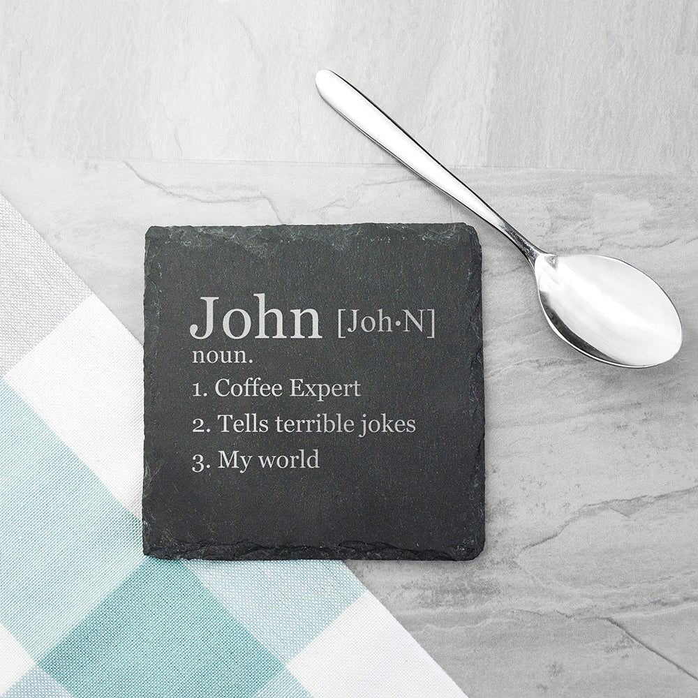 Definition Of... Square Slate Keepsake