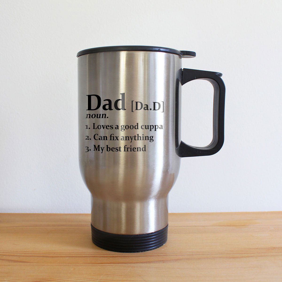 Personalised Definition Stainless Steel Travel Mug