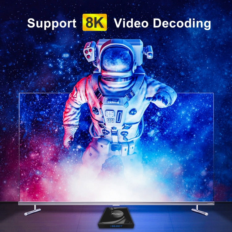 X88 Pro 13 Android 13.0 Smart TV Box with Remote Control, RK3528 Quad-Core, 4G+64GB, 4G+64GB