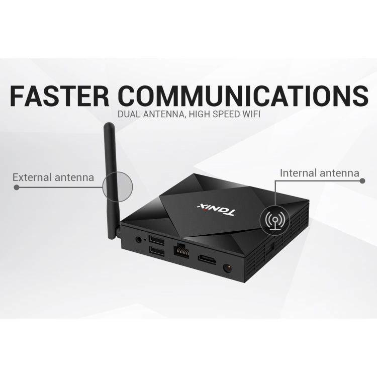 TANIX TX6s 4K Smart TV Box Android 10, Quad-Core H616, 4GB RAM, 64GB ROM, WiFi, Bluetooth, UK Plug