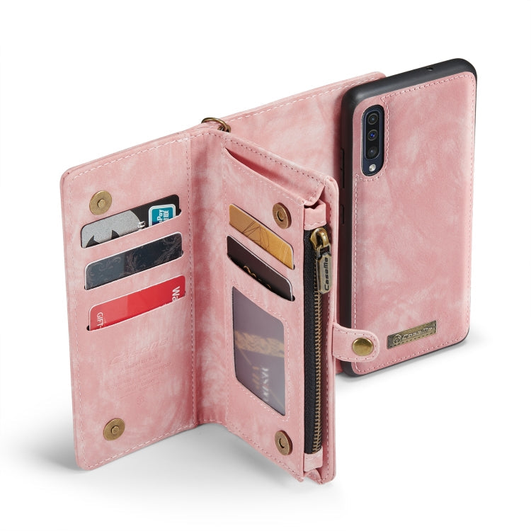 CaseMe-008 Detachable Multifunctional Horizontal Flip Leather Case with Card Slot & Holder & Zipper Wallet & Photo Frame, For Samsung Galaxy A70, For Samaung Galaxy A30S／A50S／A50
