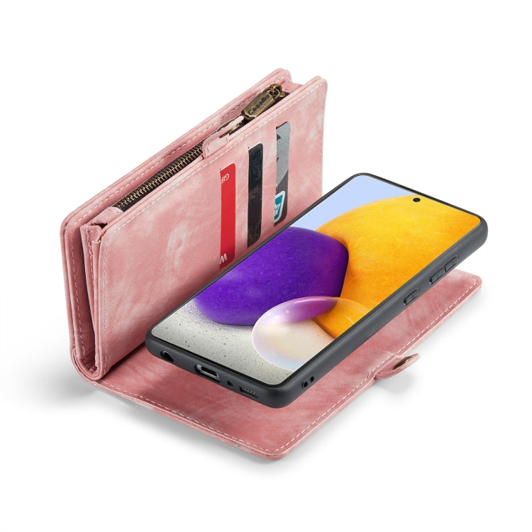 CaseMe-008 Detachable Multifunctional Horizontal Flip Leather Case with Card Slot & Holder & Zipper Wallet & Photo Frame, For Samsung Galaxy A70, For Samaung Galaxy A30S／A50S／A50